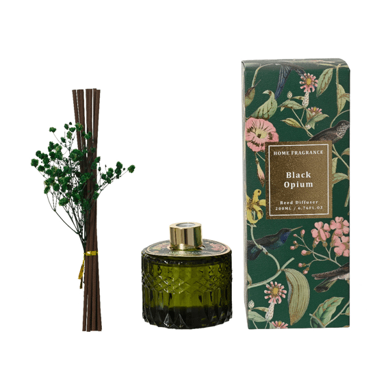 Decoris Diffuser Donkergroen 8.5cm
