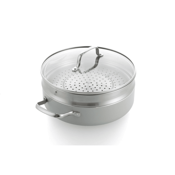 Dagelijkse Kost Proline Stoofpan Met Deksel En Stoominzet 26cm