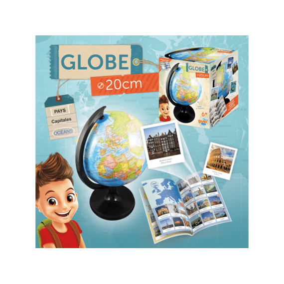 Buki Wereldbol 20cm