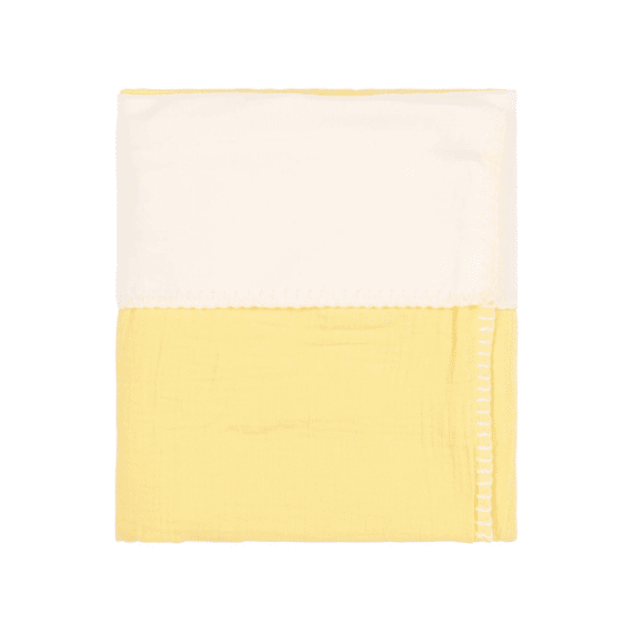 Koeka Deken Bed Cotton Fleece Faro 100x150 Honey