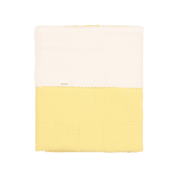 Koeka Deken Bed Cotton Fleece Faro 100x150 Honey