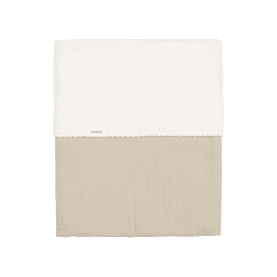 Koeka Deken Bed Cotton Fleece Faro 100x150 Sage