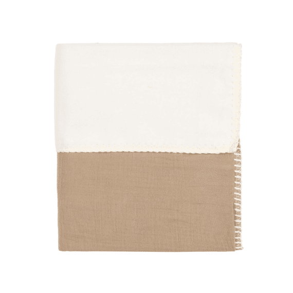 Koeka Deken Bed Cotton Fleece Faro 100x150 Caffe