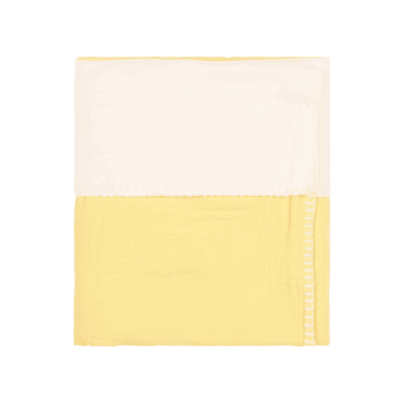 Koeka Deken Wieg Cotton Fleece Faro 100x75 Honey