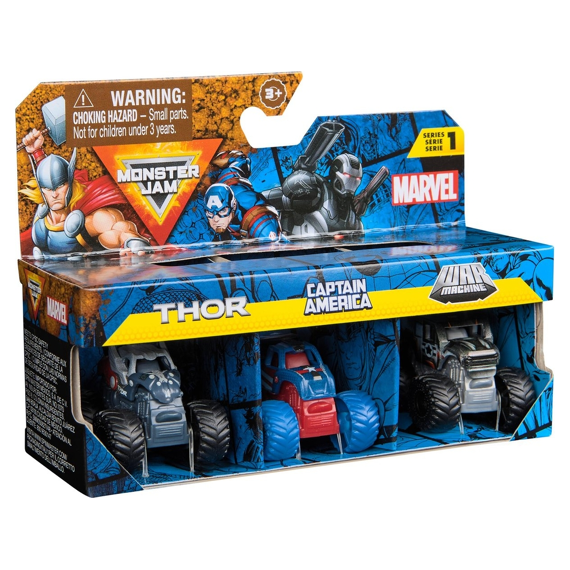 Monster Jam Mini Marvel Bundle Assortiment
