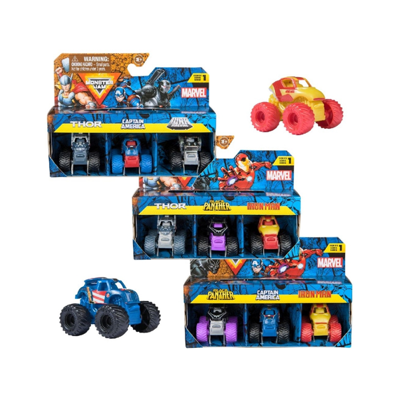 Monster Jam Mini Marvel Bundle Assortiment