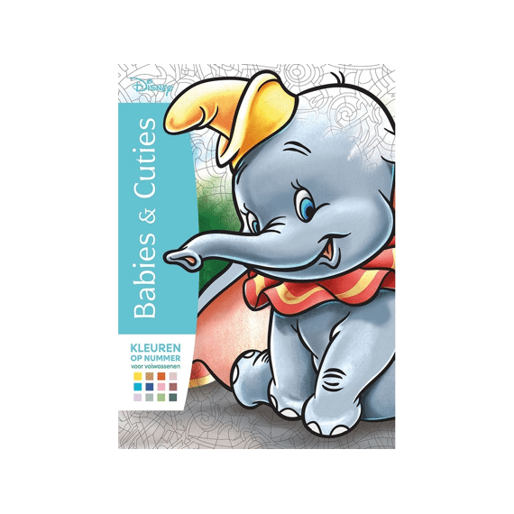 Kleuren Op Nummer Voor Volwassenen Disney Babies & Cuties