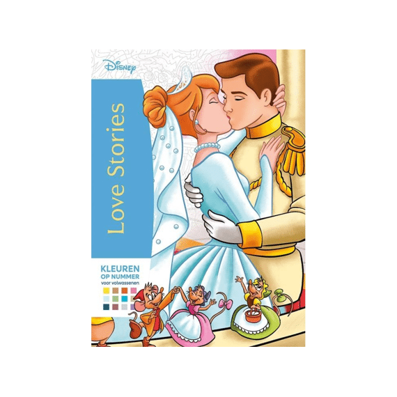 Kleuren Op Nummer Voor Volwassenen Disney Love Stories