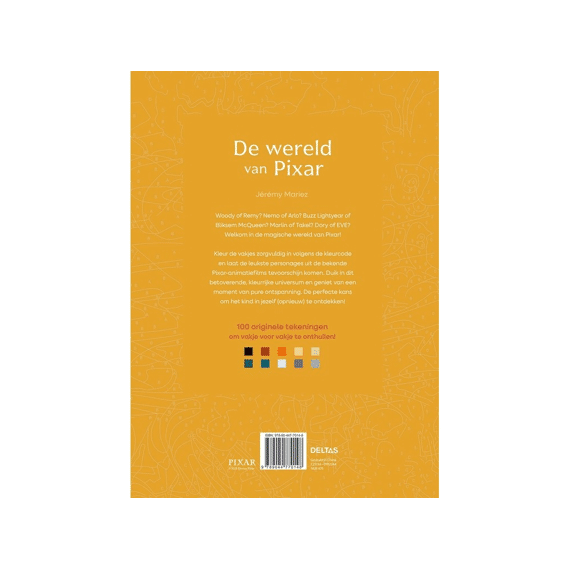 Kleuren Op Nummer Voor Volwassenen Disney Pixar