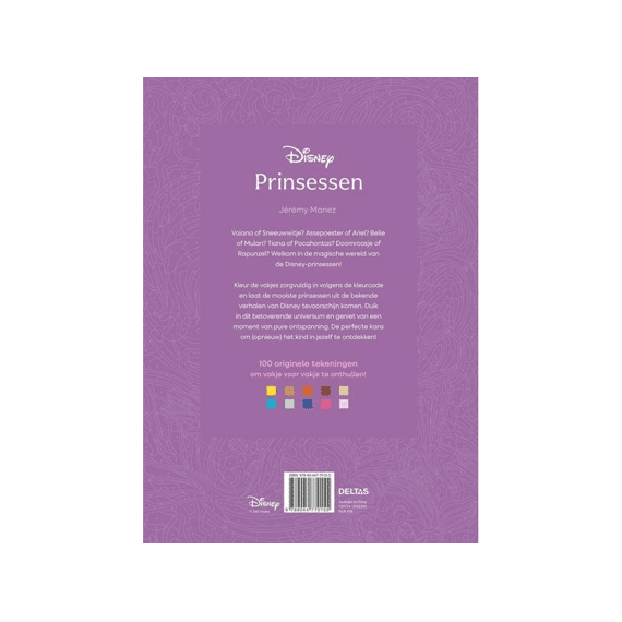 Kleuren Op Nummer Voor Volwassenen Disney Princessen