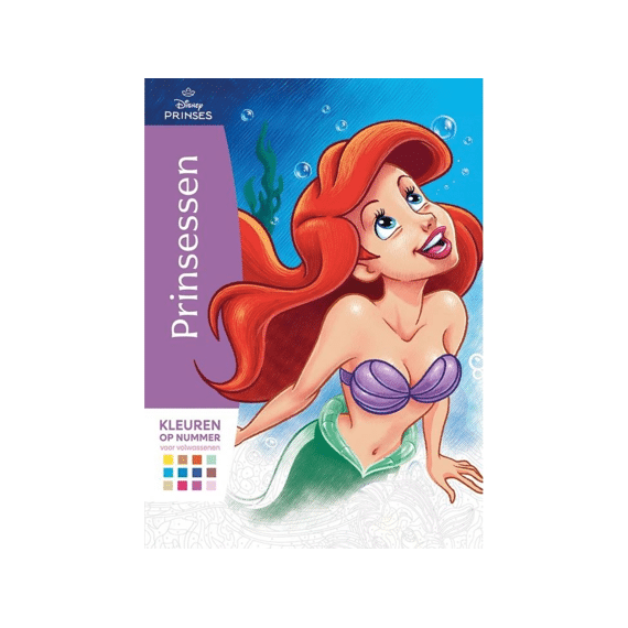 Kleuren Op Nummer Voor Volwassenen Disney Princessen