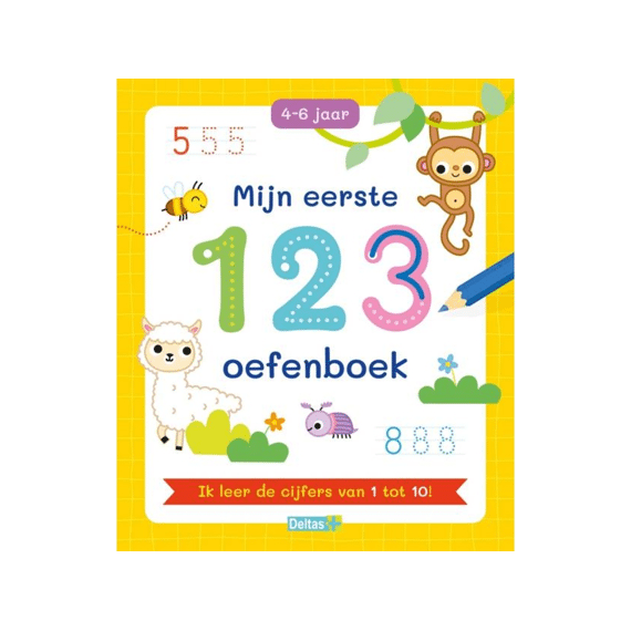 Mijn Eerste 1 2 3 Oefenboek 4-6jaar