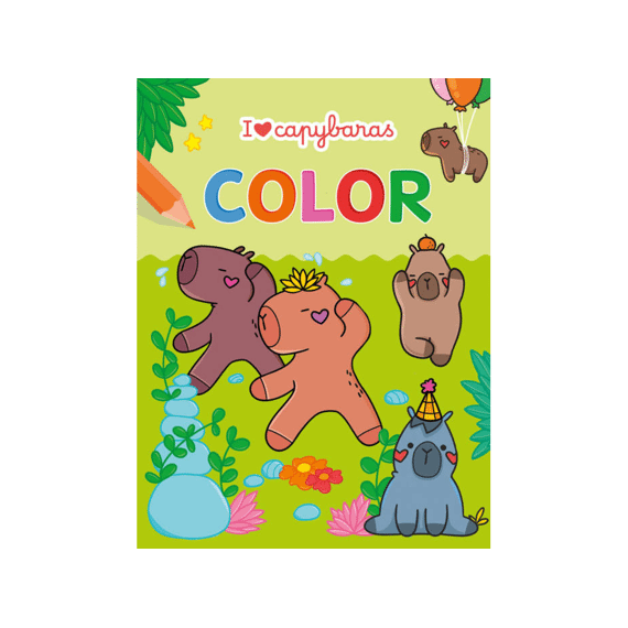 Kleurboek I Love Capybaras
