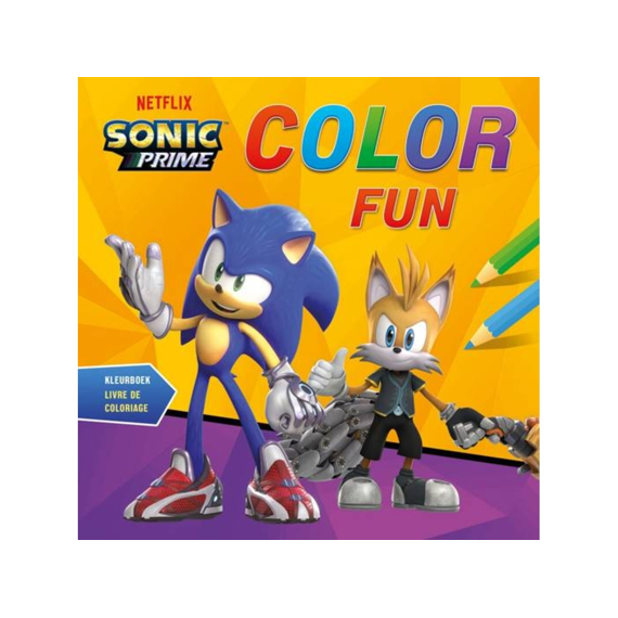 Kleurboek Color Fun Sonic Prime