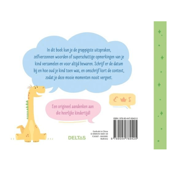 Mijn Leukste Uitspraken Boek Unicorn