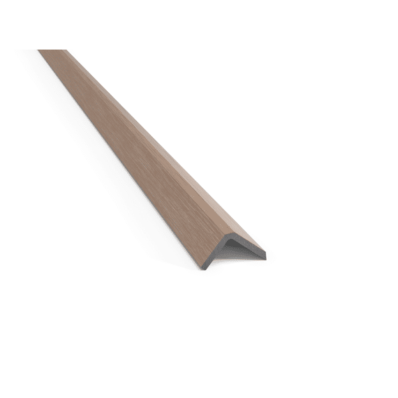 Kovr L-vormig Afwerkingsprofiel 41x50x2900mm Fudge Brown - Black