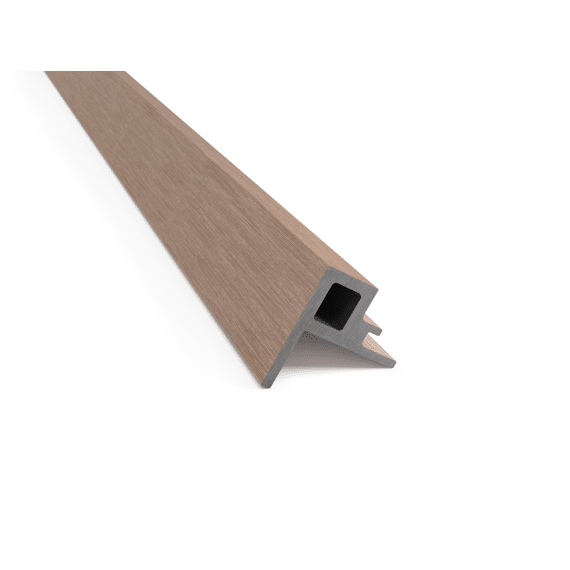 Kovr Afwerkingsprofiel 56x60x2900mm Fudge Brown - Black