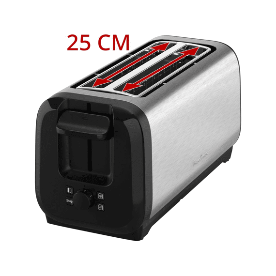 Moulinex Ls5s4de0 Broodrooster Subito Met 2 Lange Sleuven Zwart