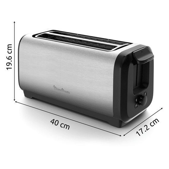 Moulinex Ls5s4de0 Broodrooster Subito Met 2 Lange Sleuven Zwart