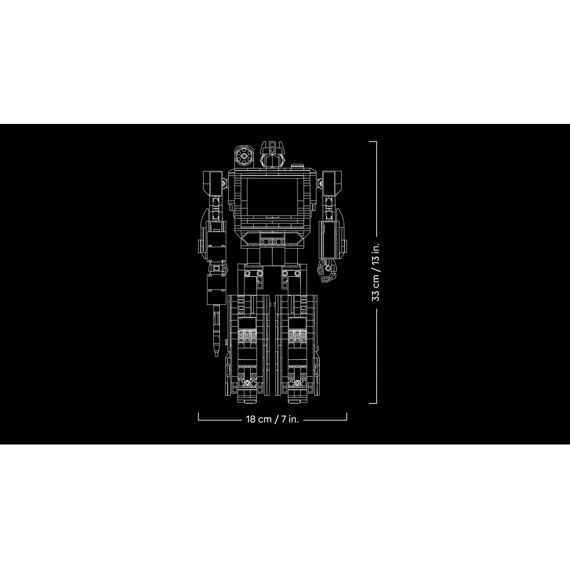 Lego 10358 Icons Transformers Soundwave