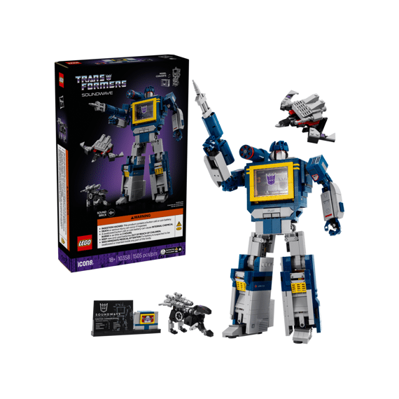 Lego 10358 Icons Transformers Soundwave