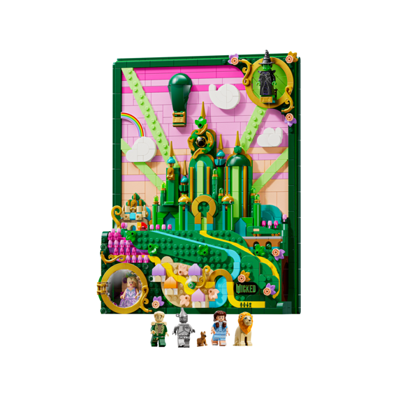 Lego 75685 Wicked Emerald City Muurkunst