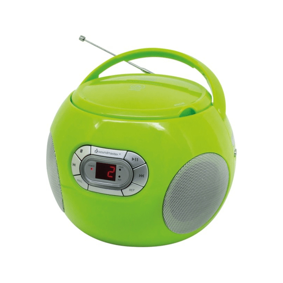 Soundmaster Scd2120sw Cd-boombox Met Stereo Fm-radio Met Line-in Aansluiting Groen