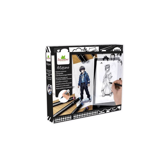 Au Sycomore Artissimo Manga A5 Lichttablet Personages Creëren