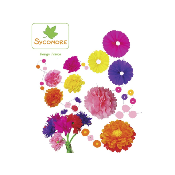 Au Sycomore Lovely Box Papieren Bloemen