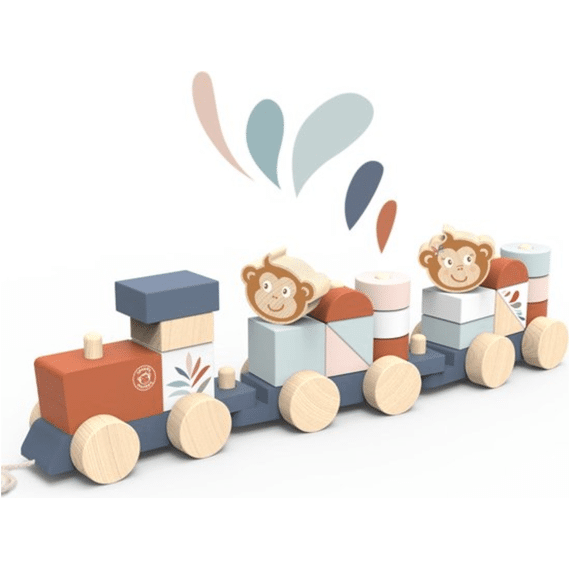 Speedy Monkey Treinbaan Met Activiteiten
