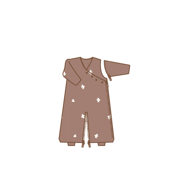 Bemini Slaapzak 4-12m Pady Jersey + Jersey Piuma Moka Tog 2.5