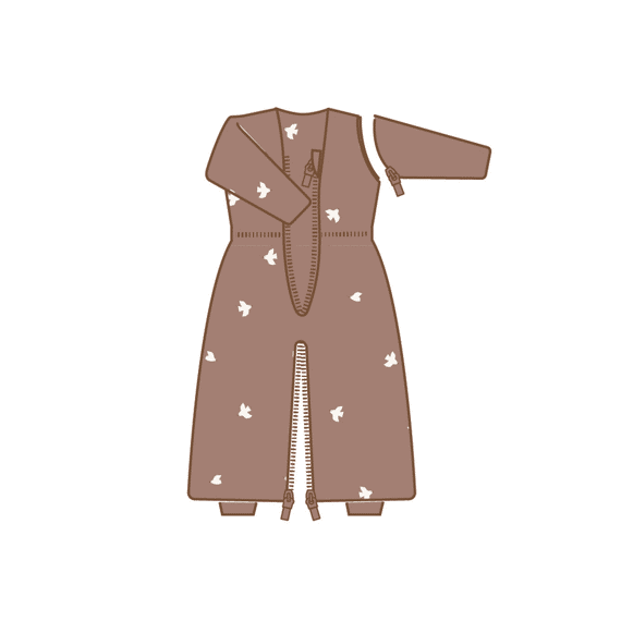 Bemini Slaapzak 24-36m Pady Jersey + Jersey Piuma Moka Tog 2.5