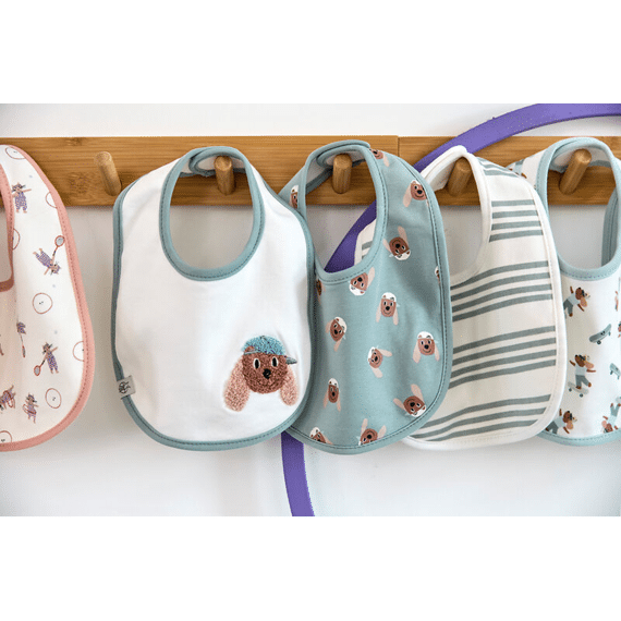 Lassig Slabbenset 5 Stuks Tiny Team Dog