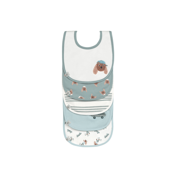 Lassig Slabbenset 5 Stuks Tiny Team Dog