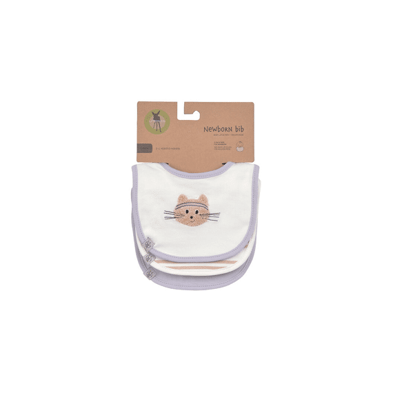 Lassig Slabbenset Newborn 3 Stuks Tiny Team Cat