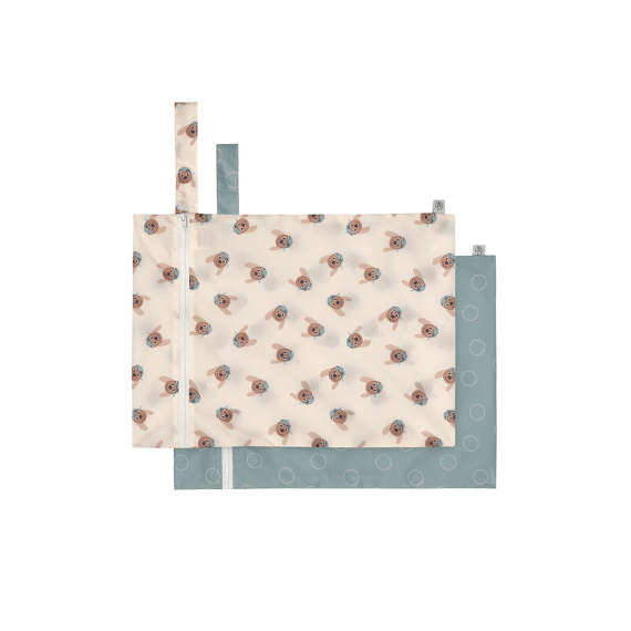 Lassig Wet Bag 2-pack Tiny Team Dog