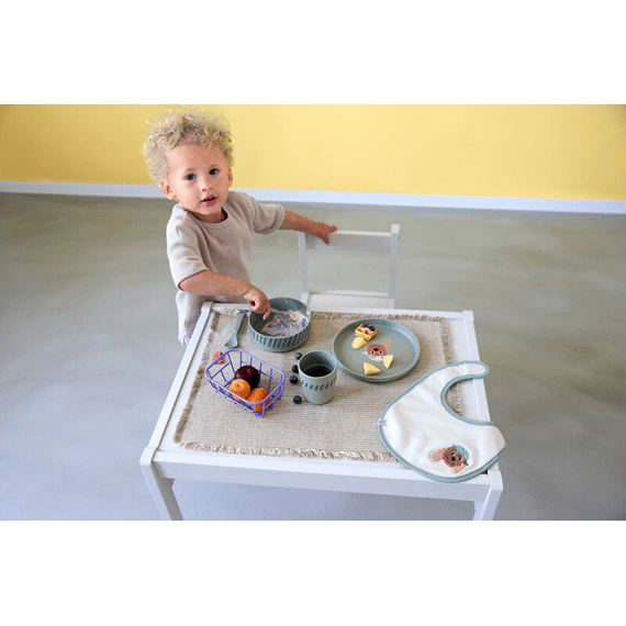 Lassig Eetset Pp/cellulose Tiny Team Dog (bord,kommetje,beker,lepel)