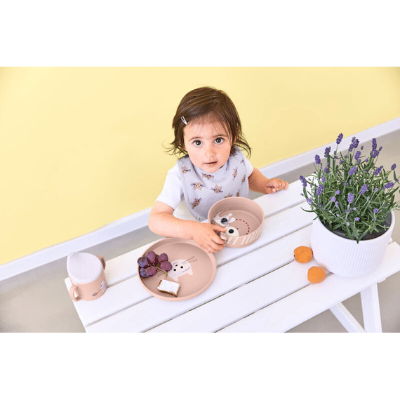 Lassig Eetset Pp/cellulose Tiny Team Cat (bord,kommetje,beker,lepel)