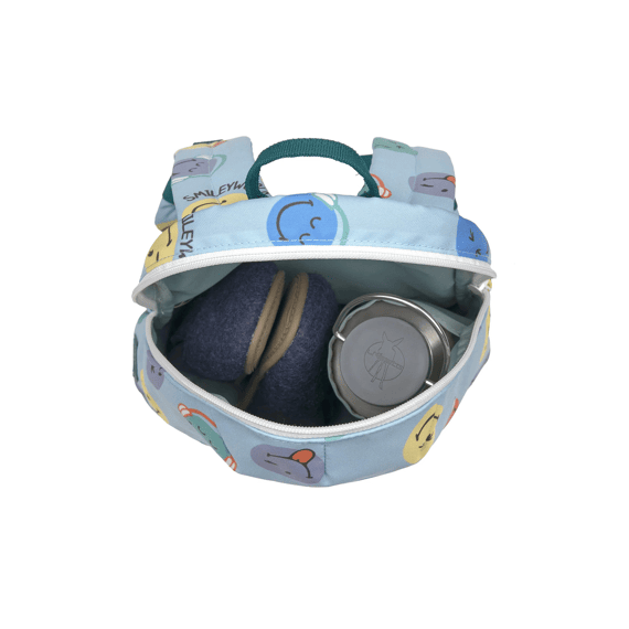 Lassig Kids Tiny Backpack Smileworld Blue