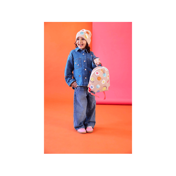 Lassig Kids Tiny Backpack Smiley World Disty Rose