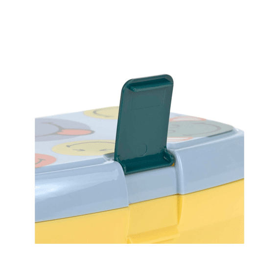 Lassig Kids Lunchbox Smileyworld Blue