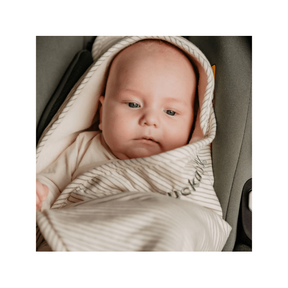 Puckababy The Gogo Newborn Teddy Green Stripes Tog 2.0