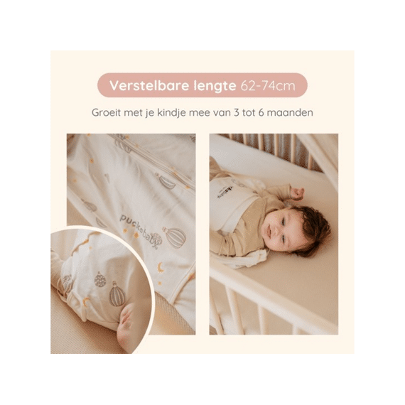 Puckababy The Original Mini 3-6m Katoen Balloons