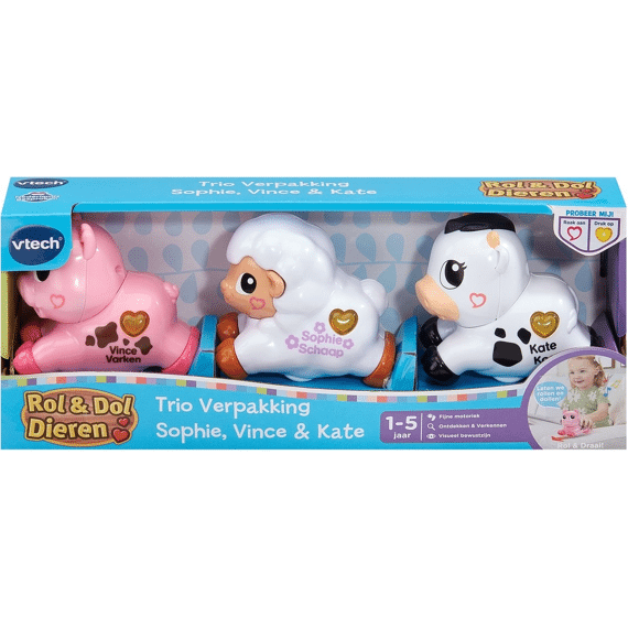 Vtech Rol & Dol Dieren Trio Pack