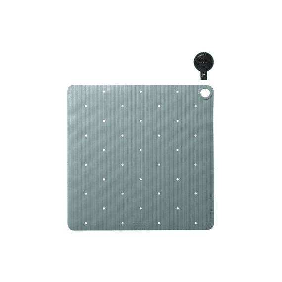 Sealskin Ribb Antislip Douchemat 55x55 Cm Groen Inclusief Zwarte Haak