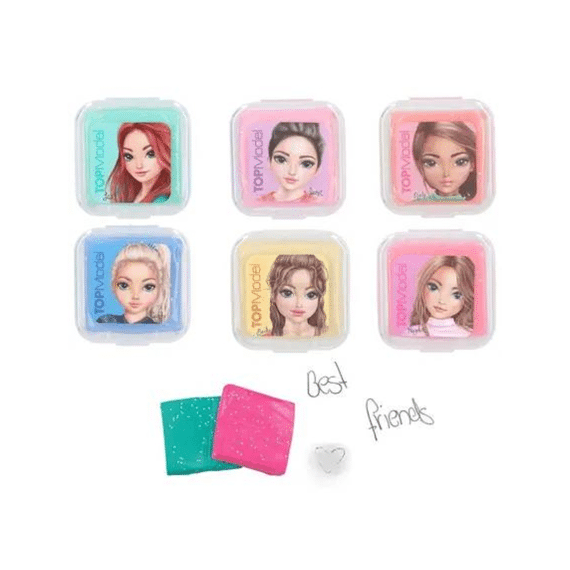 Topmodel Kneedgom Met Glitter Assortiment