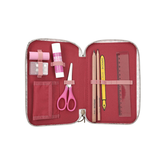 Topmodel 3-vaks Etui Gevuld Roze