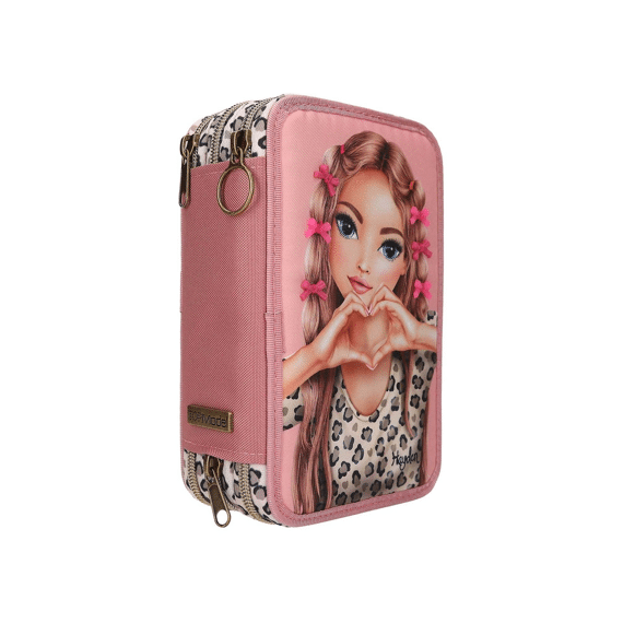 Topmodel 3-vaks Etui Gevuld Roze