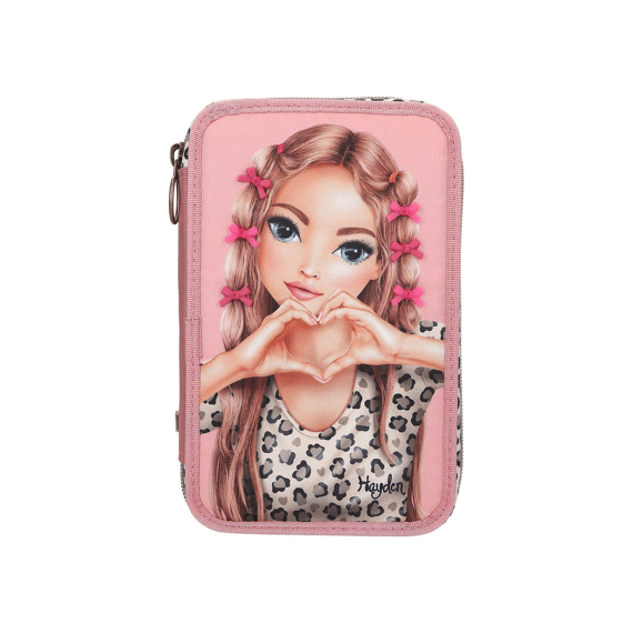 Topmodel 3-vaks Etui Gevuld Roze