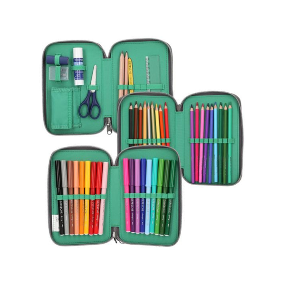 Dino World 3-vaks Etui Panther Black